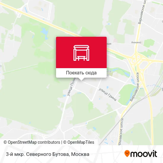 Карта 3-й мкр. Северного Бутова
