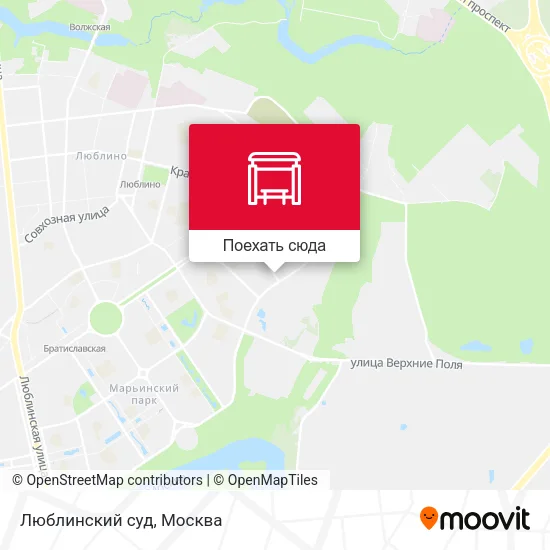 Карта Люблинский суд