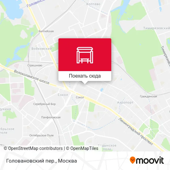 Карта Головановский пер.