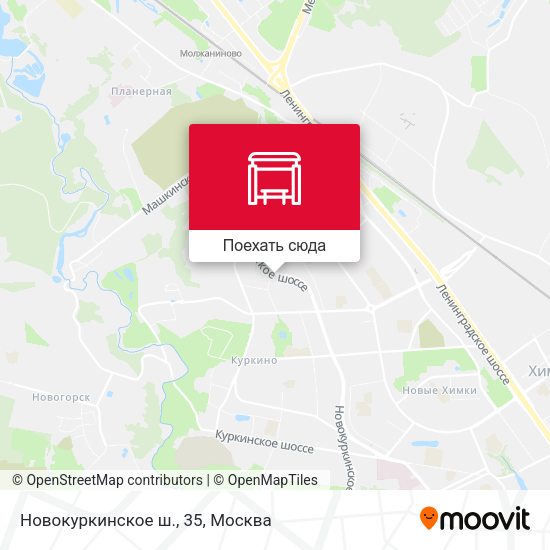 Карта Новокуркинское ш., 35
