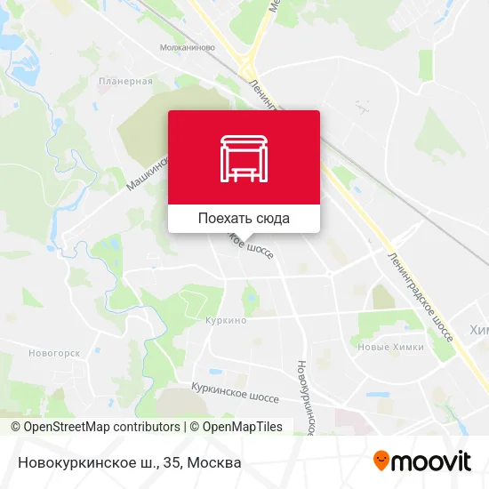Карта Новокуркинское ш., 35