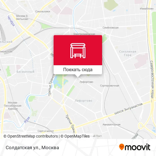 Карта Солдатская ул.