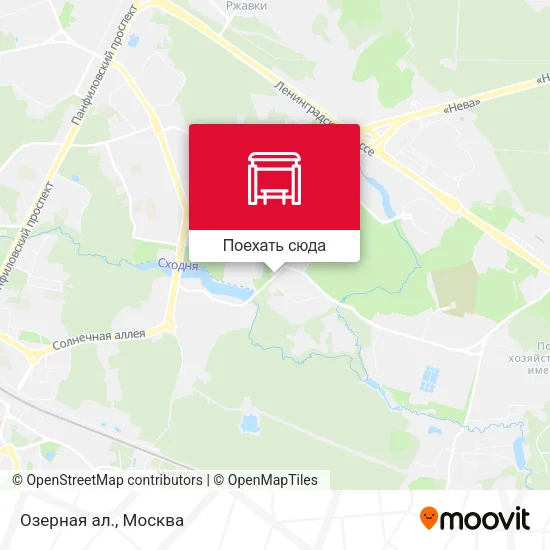 Карта Озерная ал.