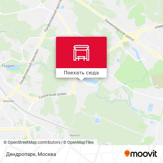 Карта Дендропарк