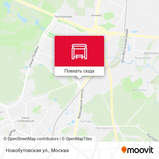 Карта Новобутовская ул.