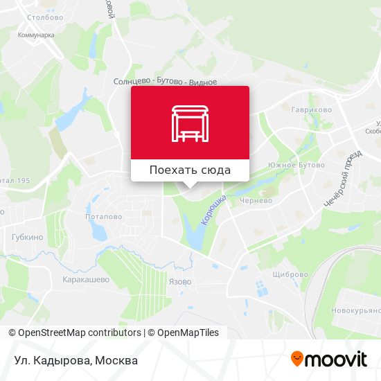 Карта Ул. Кадырова