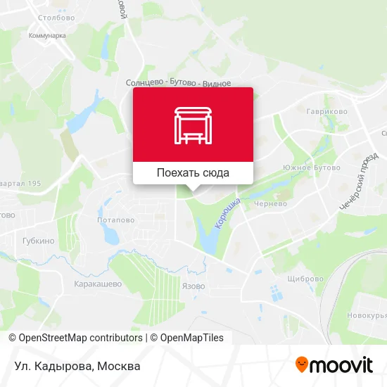 Карта Ул. Кадырова