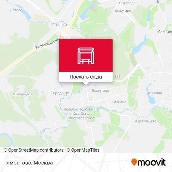 Карта Ямонтово