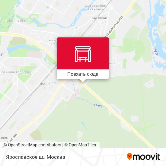Карта Ярославское ш.