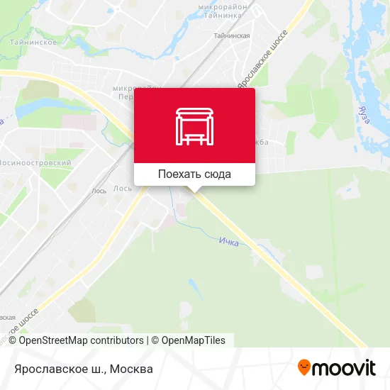 Карта Ярославское ш.