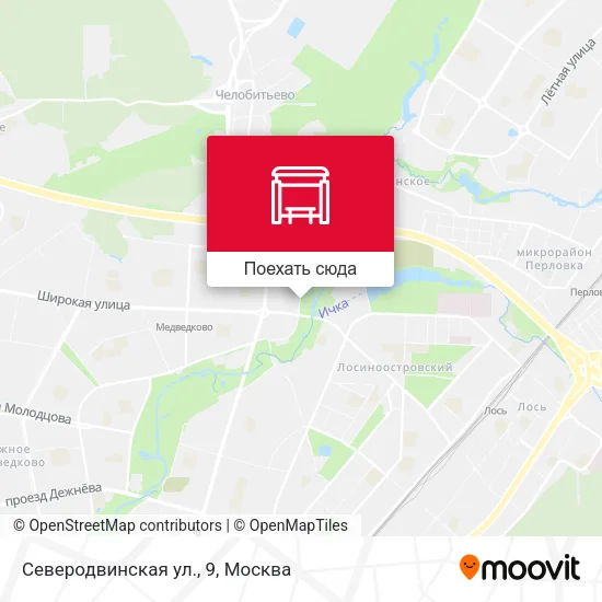 Карта Северодвинская ул., 9
