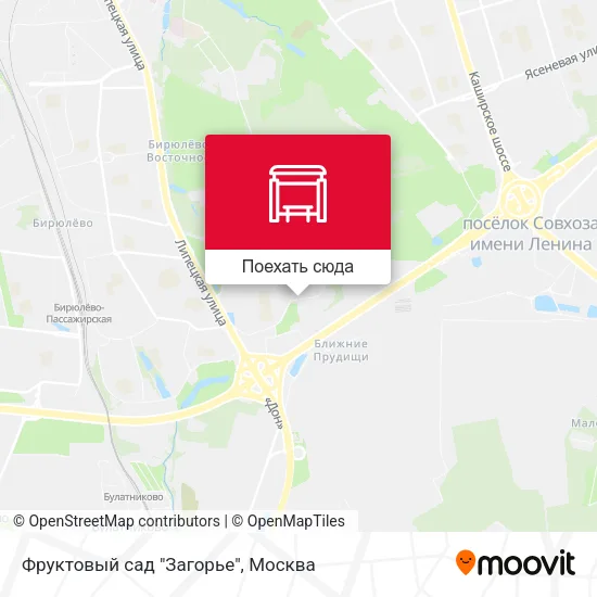 Карта Фруктовый сад "Загорье"