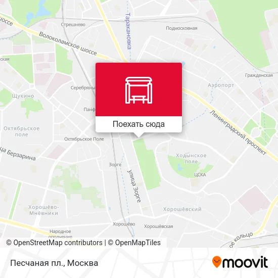 Карта Песчаная пл.