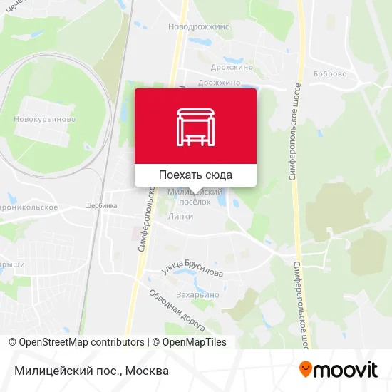 Карта Милицейский пос.