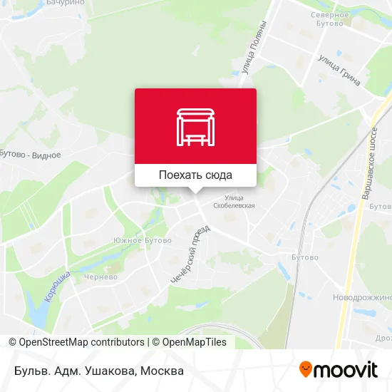 Карта Бульв. Адм. Ушакова