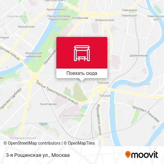 Карта 3-я Рощинская ул.