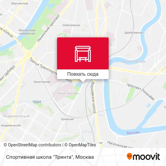 Карта Спортивная школа "Тринта"