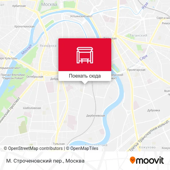 Карта М. Строченовский пер.