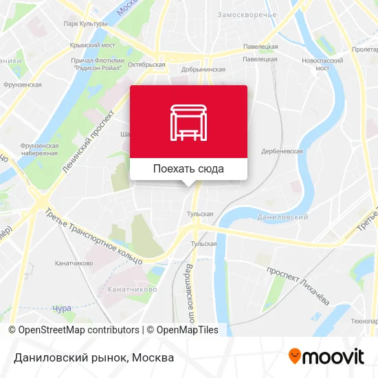 Карта Даниловский рынок