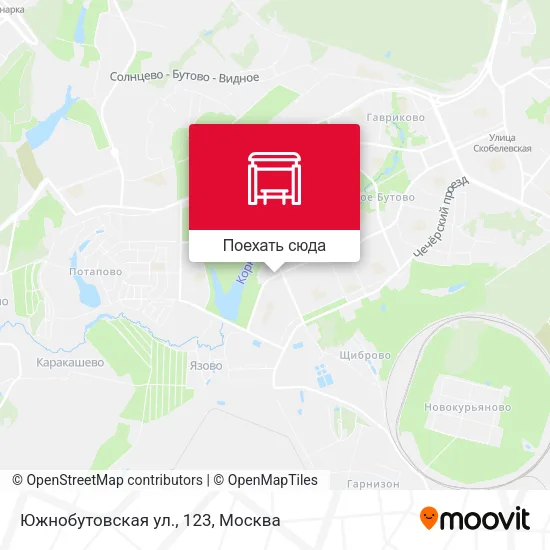 Карта Южнобутовская ул., 123