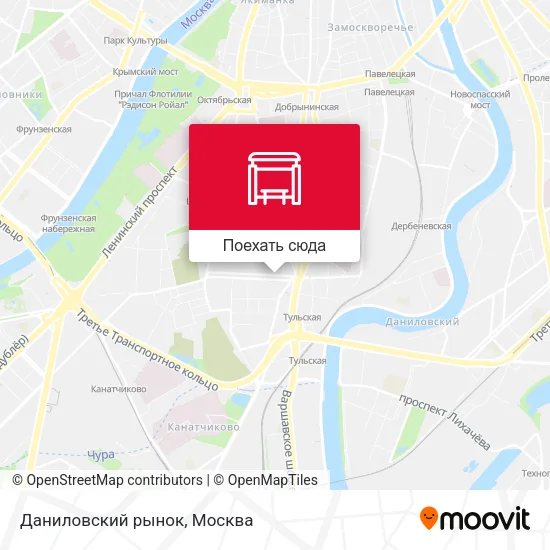 Карта Даниловский рынок