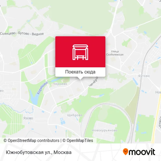 Карта Южнобутовская ул.