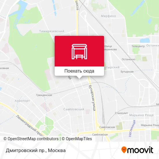 Карта Дмитровский пр.