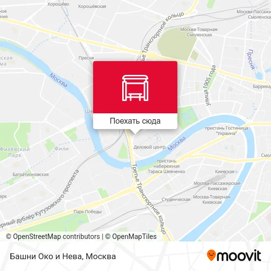 Карта Башни Око и Нева