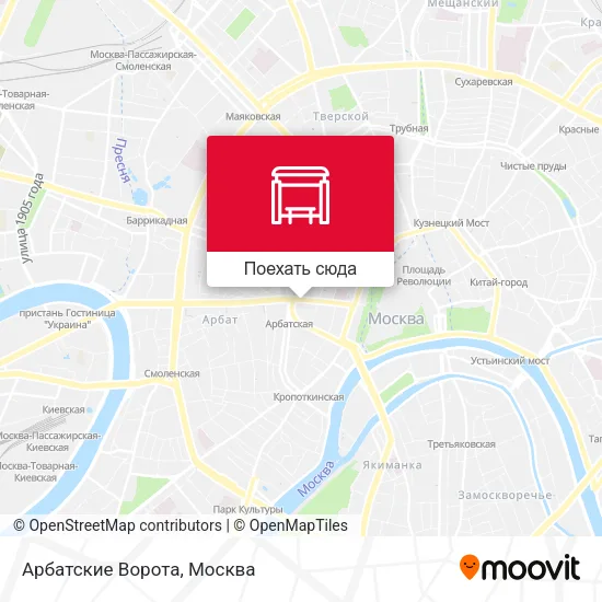 Карта Арбатские Ворота