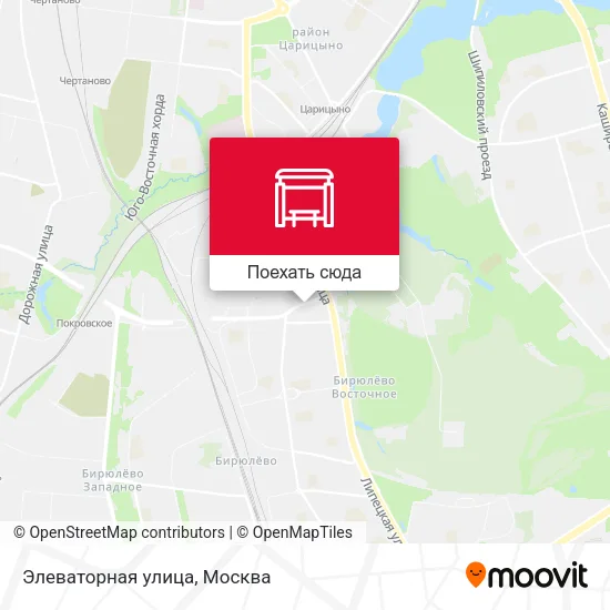 Карта Элеваторная улица