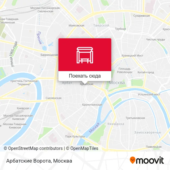 Карта Арбатские Ворота
