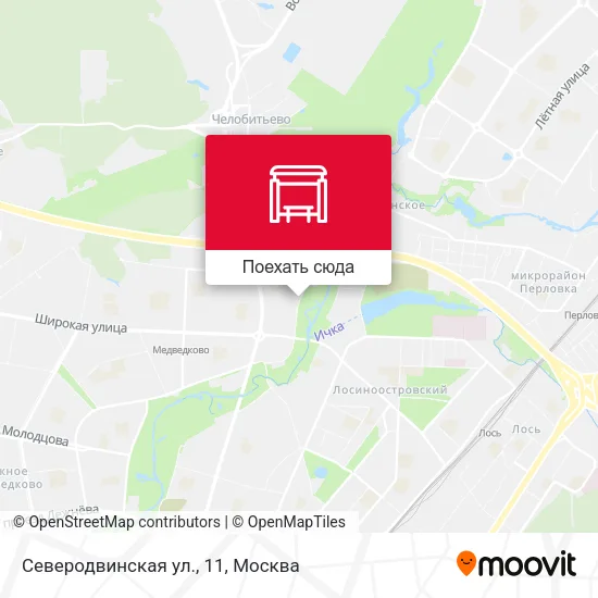 Карта Северодвинская ул., 11