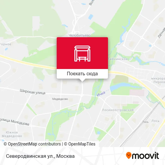 Карта Северодвинская ул.