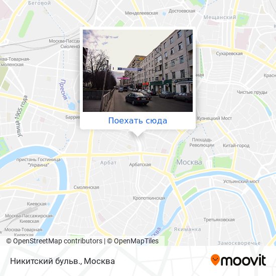 Карта Никитский бульв.