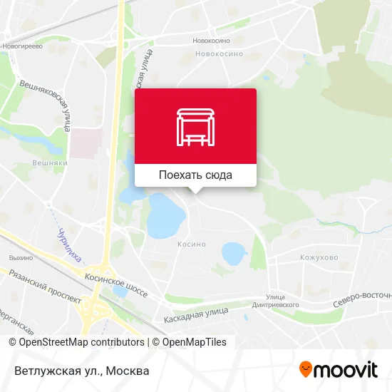 Карта Ветлужская ул.