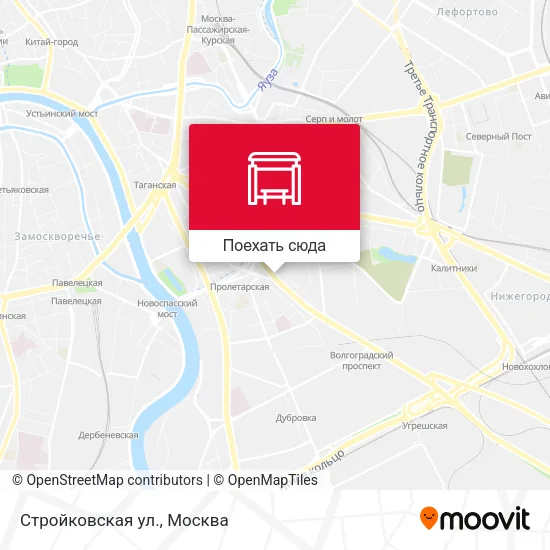 Карта Стройковская ул.