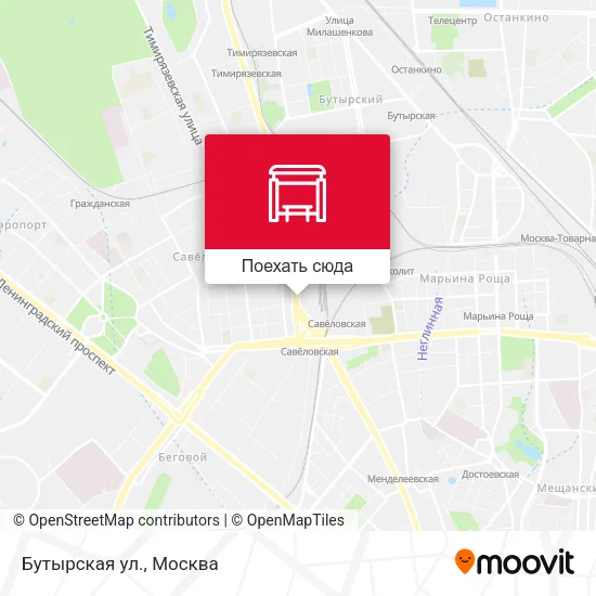 Карта Бутырская ул.