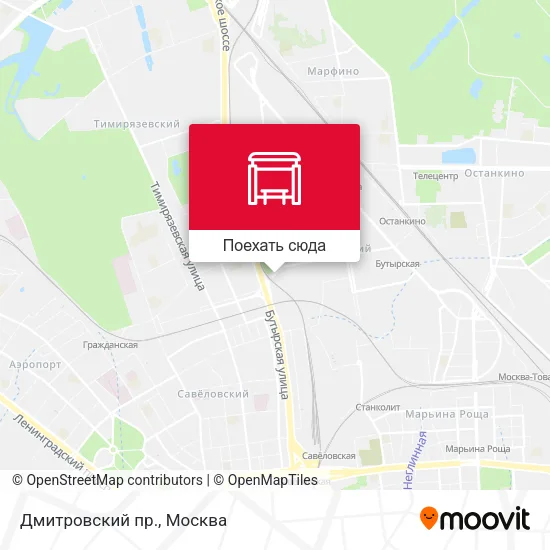 Карта Дмитровский пр.