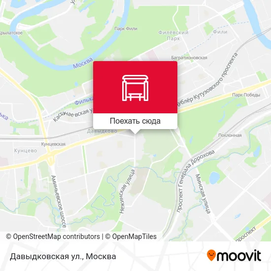 Карта Давыдковская ул.