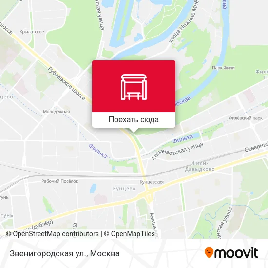 Карта Звенигородская ул.