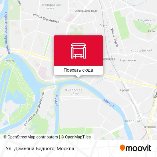Карта Ул. Демьяна Бедного