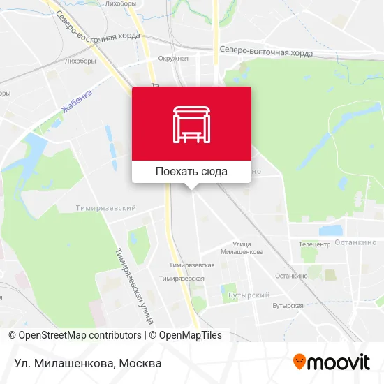 Карта Ул. Милашенкова