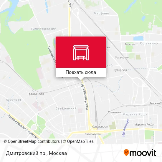 Карта Дмитровский пр.