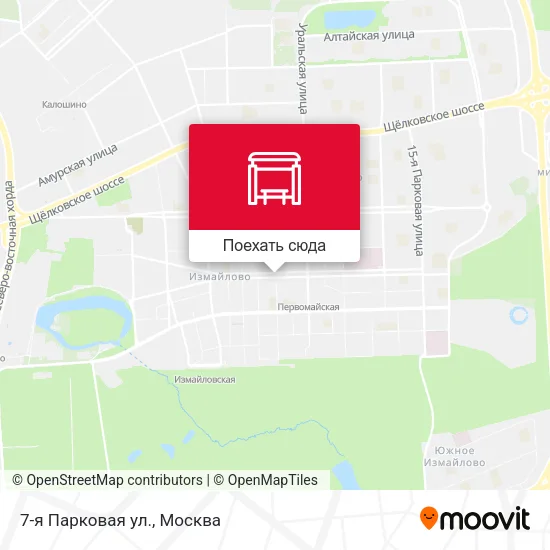 Карта 7-я Парковая ул.