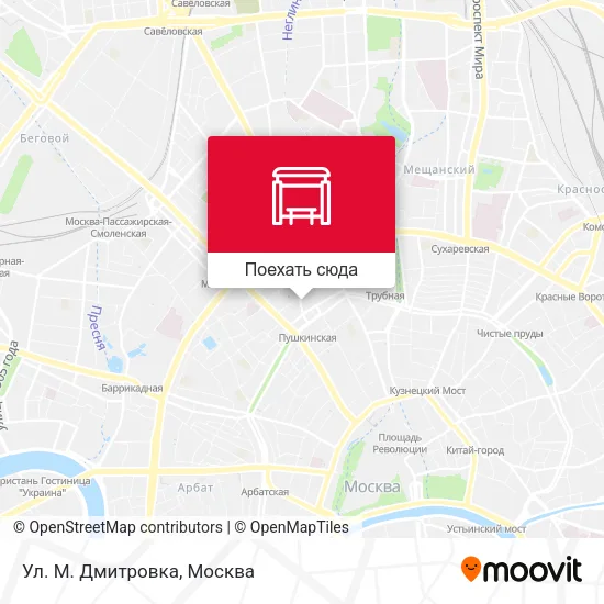 Карта Ул. М. Дмитровка
