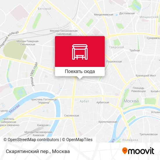 Карта Скарятинский пер.
