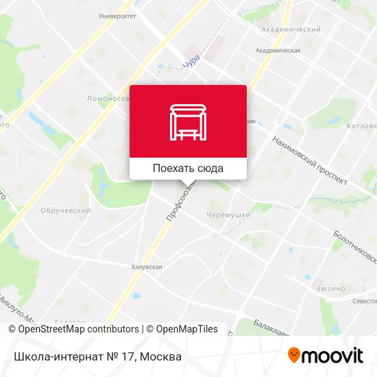 Карта Школа-интернат № 17