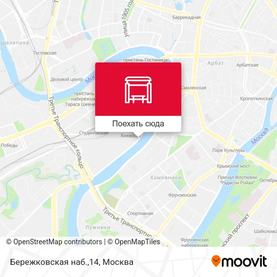 Карта Бережковская наб.,14