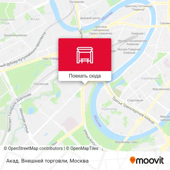 Карта Акад. Внешней торговли