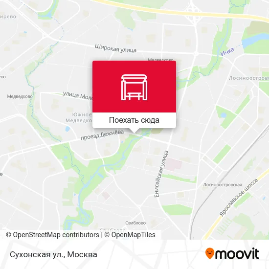 Карта Сухонская ул.